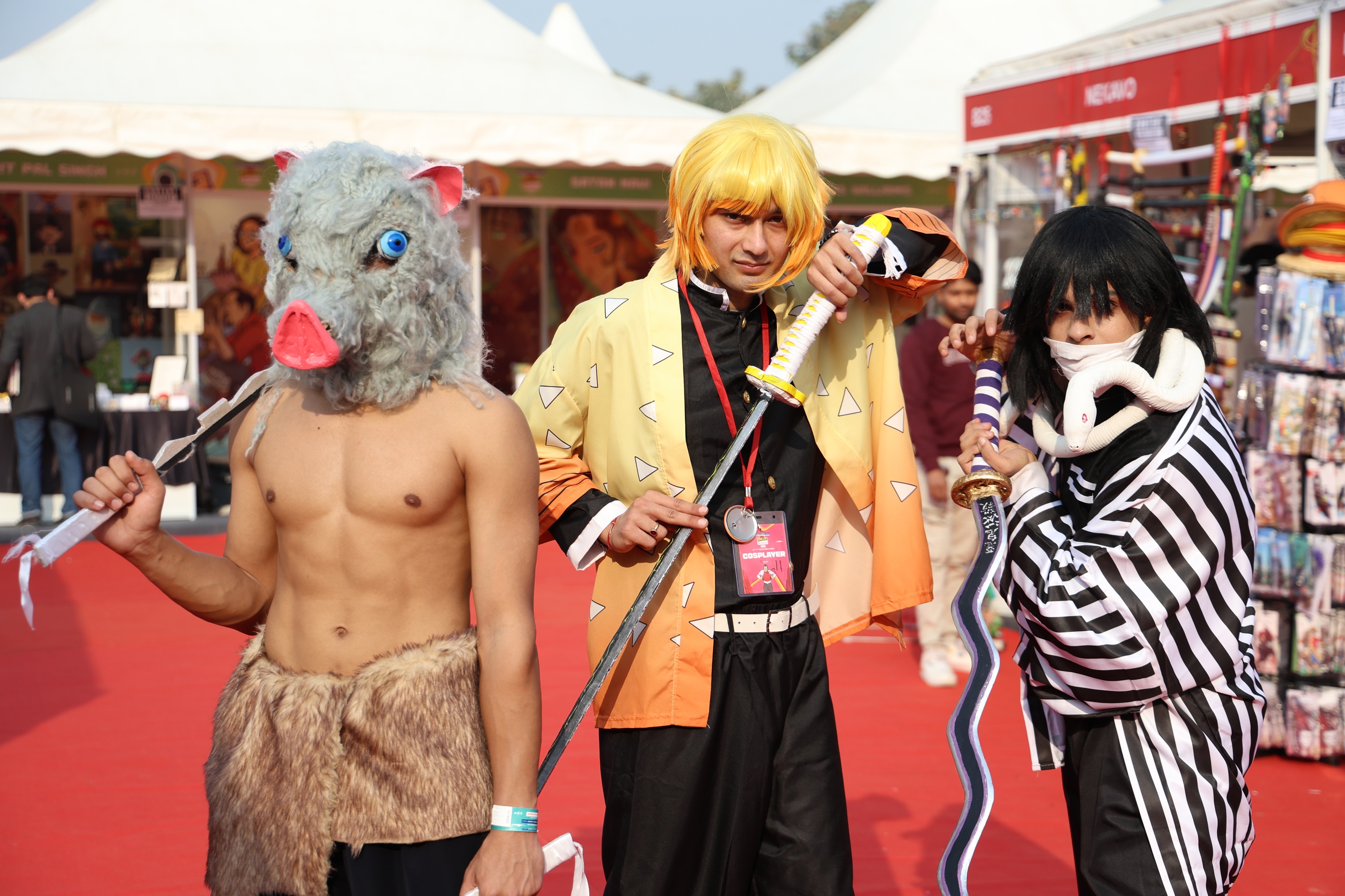 cosplayers at Delhi Comic Con 2026